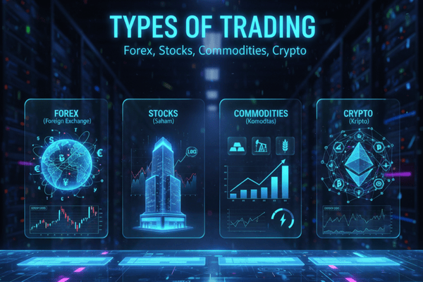 ilustrasi dari apa itu trading dari jenis instrumennya - Ultima Markets