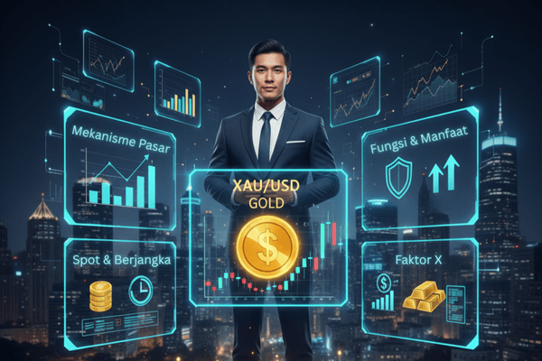 ilustrasi dari apa itu trading emas atau gold - ultima markets